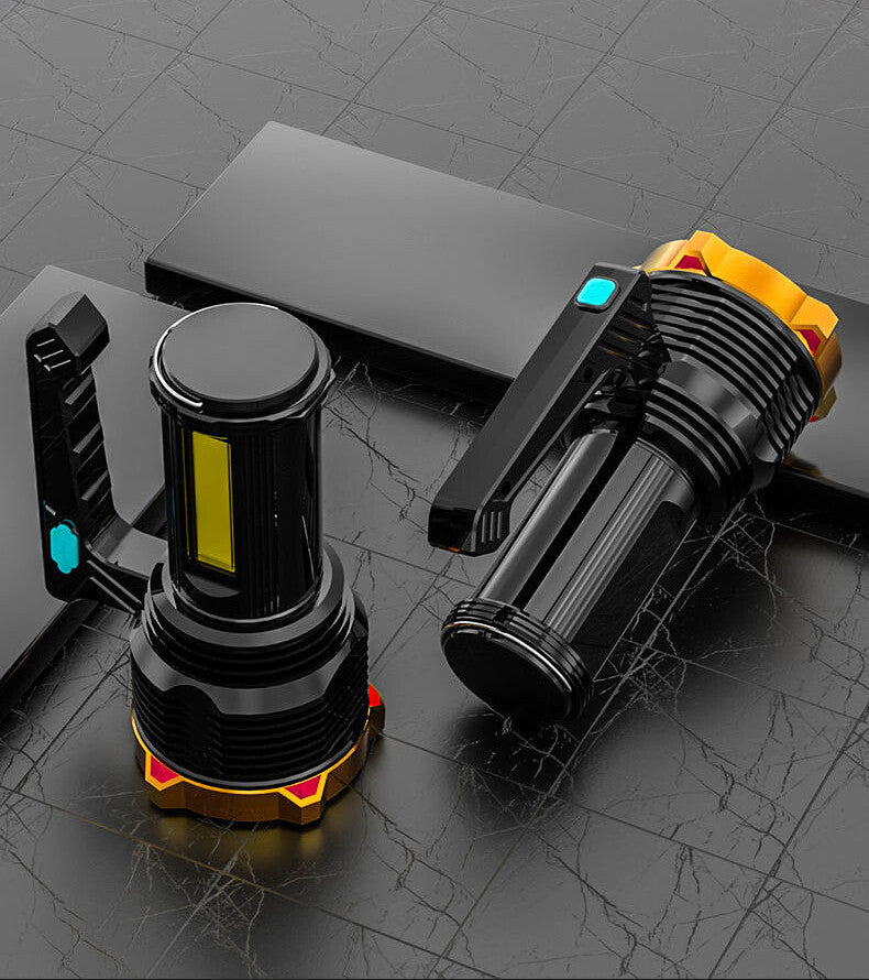 LED Torch USB Rechargeable COB Flashlight Spotlight Camping Light Most Powerful 99000000LM