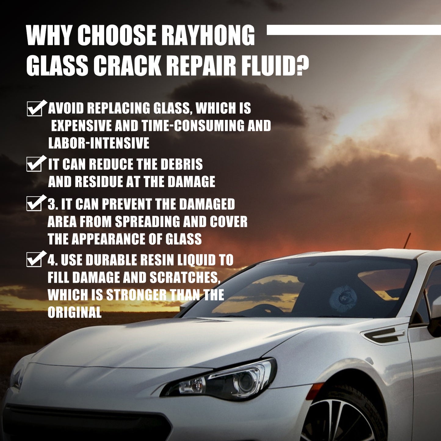 Car Windshield Crack Repair Liquid Windshield Adhesive Crack Crack Repair Agent