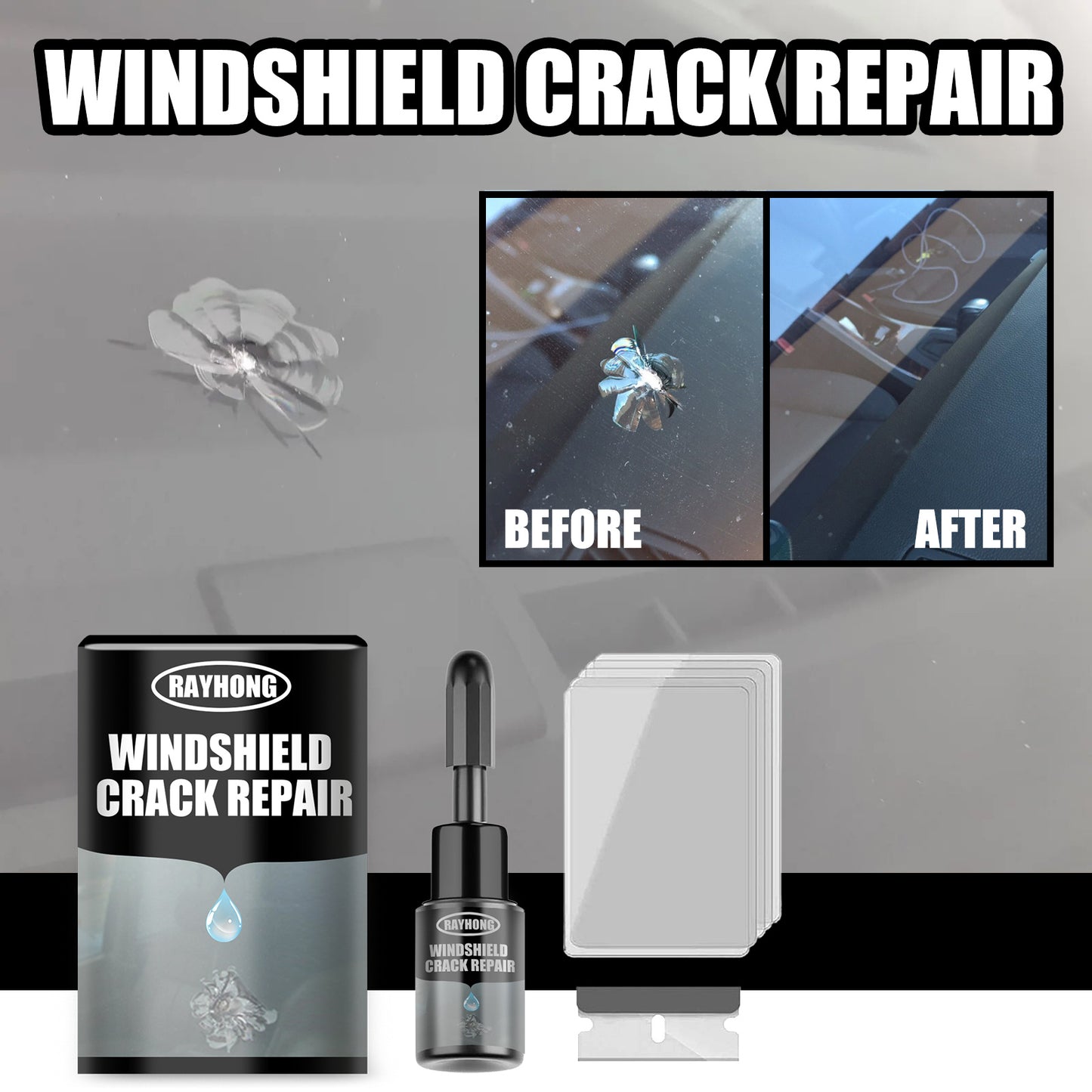 Car Windshield Crack Repair Liquid Windshield Adhesive Crack Crack Repair Agent