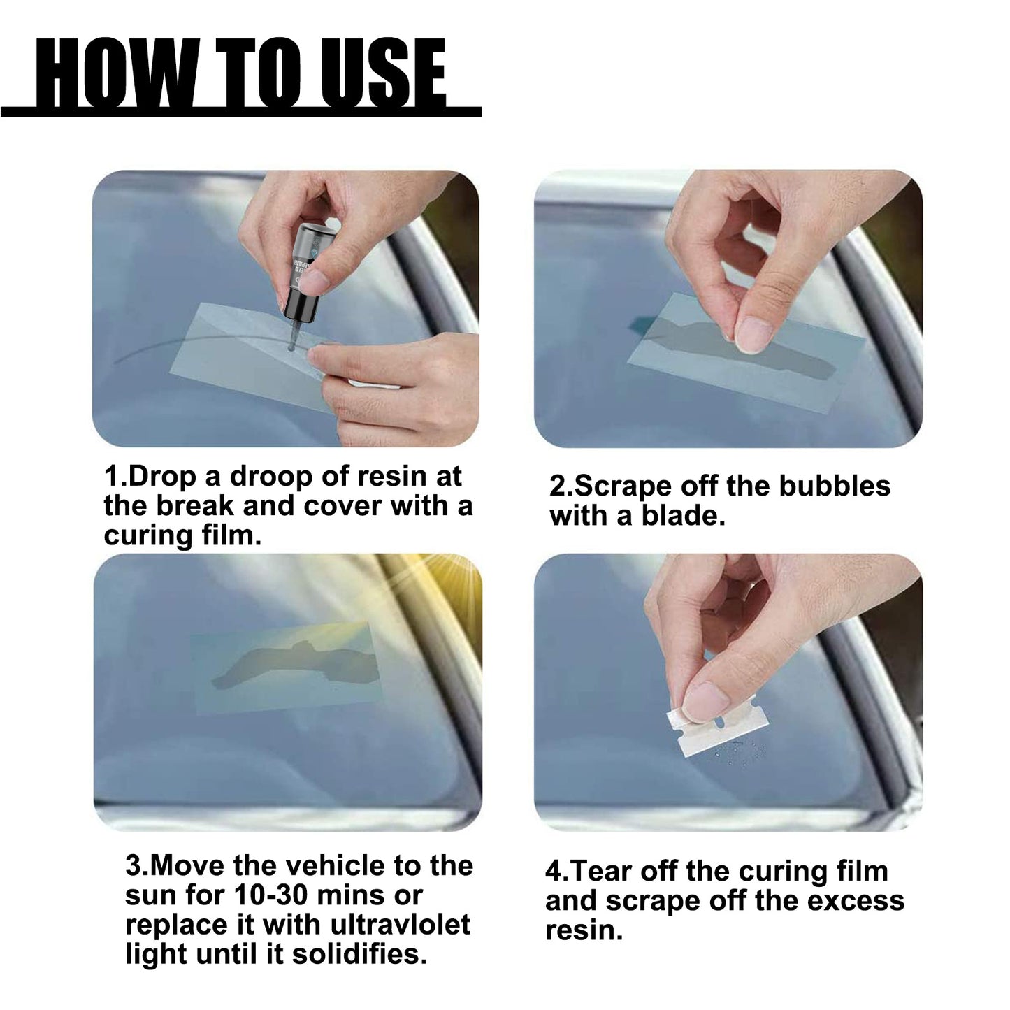 Car Windshield Crack Repair Liquid Windshield Adhesive Crack Crack Repair Agent