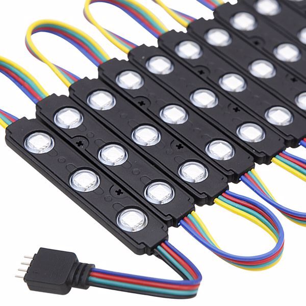 3-lamp Injection Molding Module With Interfaces At Both Ends, Color Without Remote Control Not Shipped On Weekends