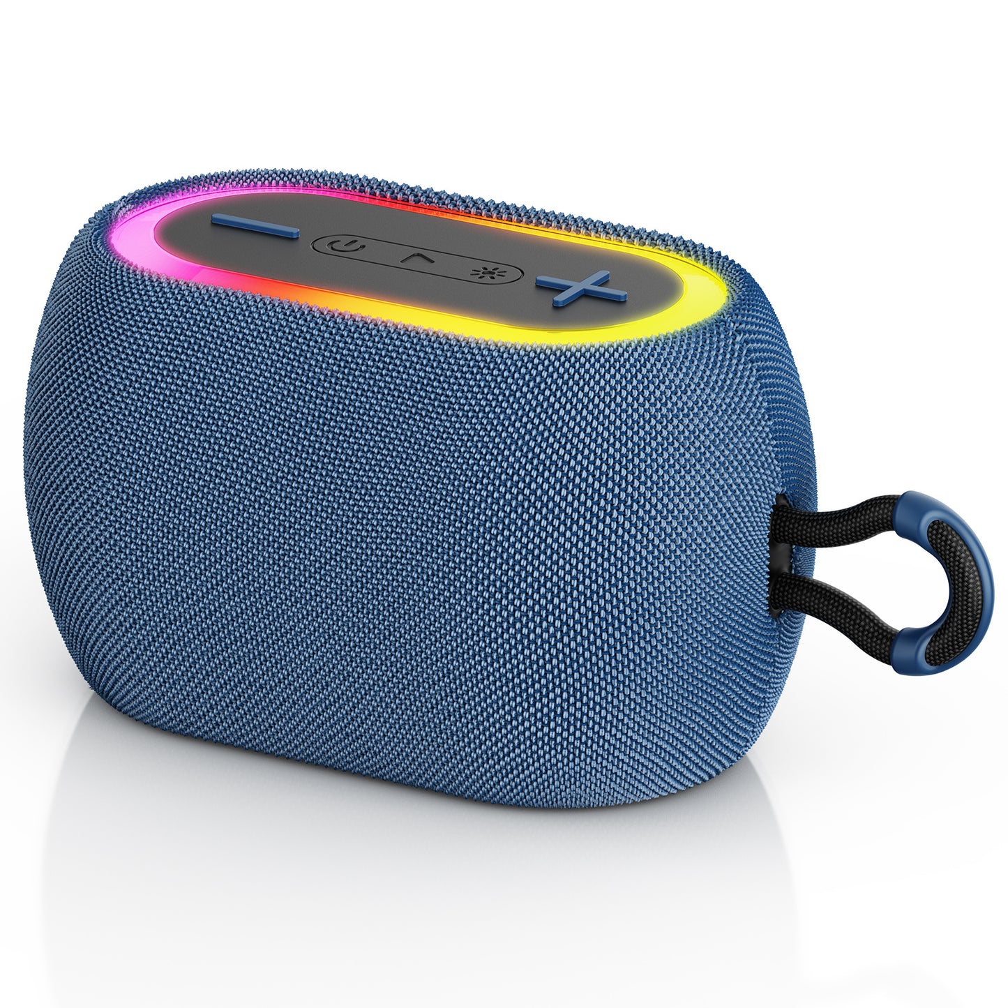 JYX L1Black Portable Bluetooth Speaker & Mini Wireless Speaker With DJ Lights Rich Stereo Bass Aux & IPX7 Waterproof Outdoor Speaker