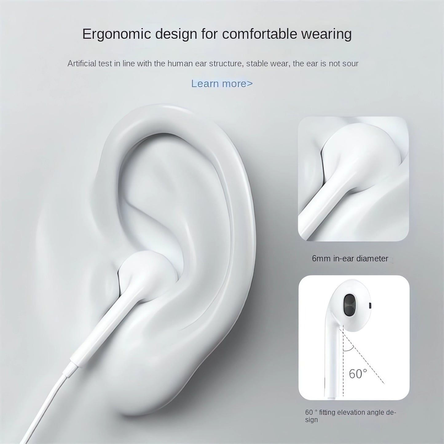 Lightning In-ear Headphones For IPhone14,13,12,11,7,8 Plus, XS, With Lightning Connector, IPhone Wired Earbuds, Built-in Remote Control To Control Music, Calls, And Volume