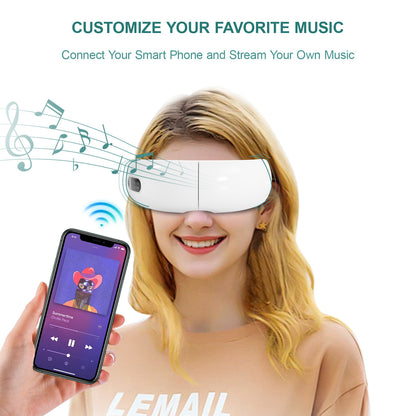 Smart Eye Protection Device Bluetooth Music Heat Massage Device Reduces Eye Fatigue Multiple Modes Of Vibration Portable Eye Relaxation Tool
