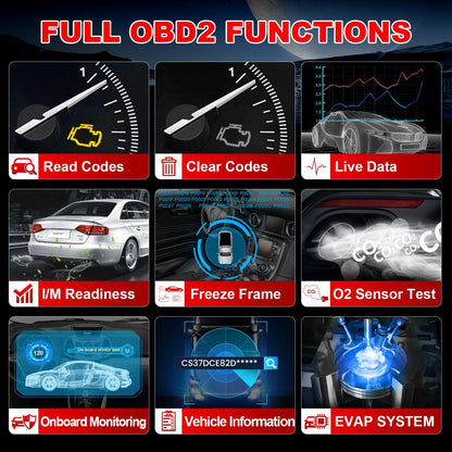 2025 Langren X431 CR300 Car Trouble Code Reader OBD2 Scanner Engine Detection