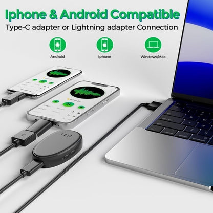 The Voice Recorder Is Miniature And Has A Built-in Horn Magnet