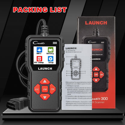 2025 Langren X431 CR300 Car Trouble Code Reader OBD2 Scanner Engine Detection